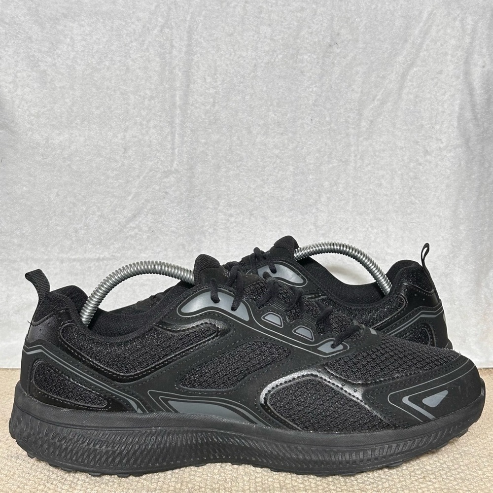 Skechers Mens Blk GORun Consistent Leather/Textile Running Athletic Shoes SZ 9.5 - Picture 6 of 11